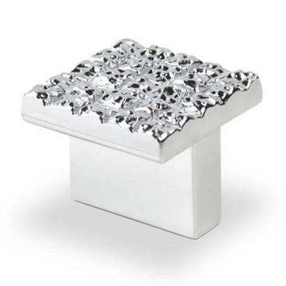 Topex P2046.16CRL Mosaic Design Square Knob- Bright Chrome- 25 x 25 mm