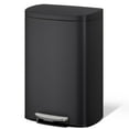 thumbnail image 2 of Garvee 13.2 Gallon Stainless Steel Kitchen Trash Can with Lid, 1 Inner Bucket, Black, 2 of 9