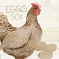 thumbnail image 2 of McKenna, Kathleen Parr 26x26 Black Ornate Wood Framed with Double Matting Museum Art Print Titled - Life on the Farm Chicken III, 2 of 4