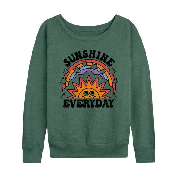 Instant Message - Sunshine Everyday - Women's Lightweight French Terry Long Sleeve Shirt