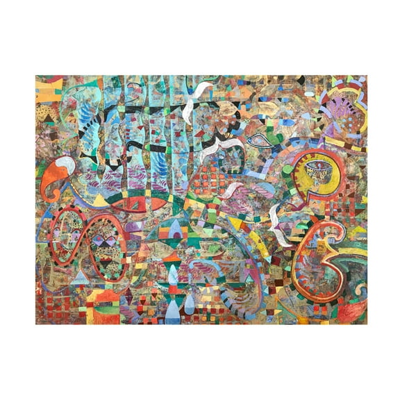 Trademark Fine Art Alise Loebelsohn  Flying towards Eternity Canvas Wall Art