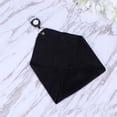thumbnail image 3 of OULII 1Pc Black Cotton Towel for Outdoor Sports Double-Sided Water Absorbent with Rope, 3 of 8