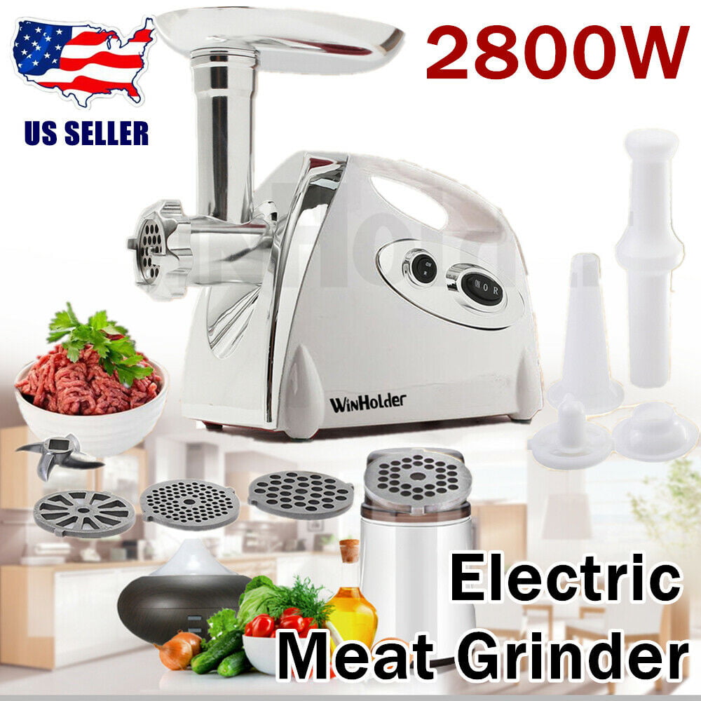 Red Winholder 2800W Electric Meat Grinder Kitchen Food Sausage Stuffer Mincer 