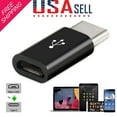 thumbnail image 3 of 10 Pack Micro USB to Type C Adapter Converter USB-C Connector For Samsung LG Google (Black), 3 of 9