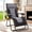 Black-Gray, variant on Atilioo Zero Gravity Chair, 330LBS Capacity Reclining Lounge Chair with Removable Cushion & Side Tray, Foldable Patio Chair for Outdoor, Indoor, Lawn, Camping, Black