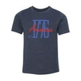 thumbnail image 2 of America Est 1776 Patriotic T-shirts, Kid's 4th of July Shirts - Heather Navy MH200YPATRIOT S25 S, 2 of 3
