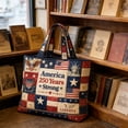 thumbnail image 5 of Win s Way America 250th Anniversary Quilted Tote Shoulder Bag - Commemorative Edition Bag for Holiday Gift, Independence Day, Daily Commute, 5 of 8