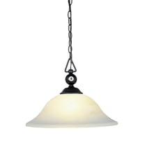 Elk Home 16-Inch Wide Billiard Motif Pendant, Transitional-Matte Black