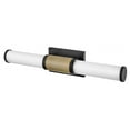 thumbnail image 2 of Zevi - Light Black And Lacquered Brass Brass Industrial / Transitional - LED Steel Wall Sconce, 2 of 16