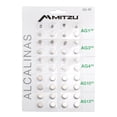 thumbnail image 1 of Kit 40 Pilas Alcalinas Mitzu Tipo Botón AG-40, 1 of 5