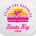 thumbnail image 4 of Inktastic Summer Enjoy the Sunshine Siesta Key Florida in Pink Boys or Girls Baby Bib, 4 of 4