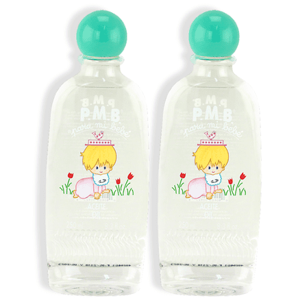Para Mi Bebe Baby Oil - Pure Mineral Oil, Soft Skin, 8.3 fl oz (Pack of 2)