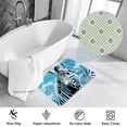 thumbnail image 3 of Zebra Polyester Non-Slip Office Chair Mat Bath Rugs Floor Rugs Machine Washable, 3 of 6