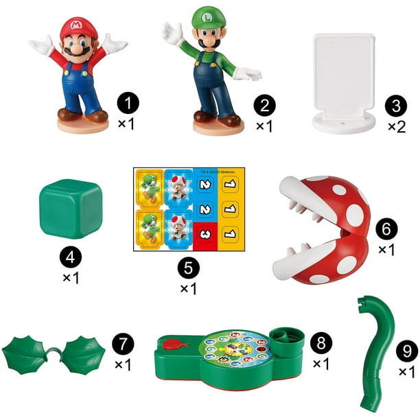 EPOCH Games Super Mario Piranha Plant Escape! Tabletop Action