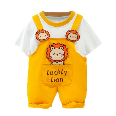 

Girls Outfits Size 16 Baby Girls Clothes Set Pants Boys Printed Set Tops+Overalls Girls Suspender Baby Outfits Animal Summer Girls Outfits&Set Baby Shoes Size 5 Girl