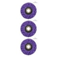 thumbnail image 2 of QualitChoice Sanding Wheel Polishing Paint Rust Grinding Inner Hole Tools for Angle Grinder Wood Metal Buffing Car Accessories #115 purple 3Set, 2 of 6