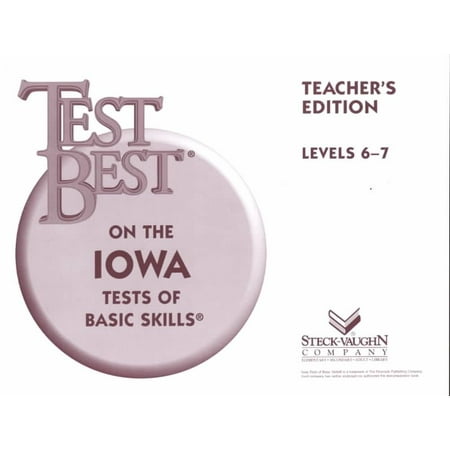 Test Best Itbs: Teacher's Edition Grade 1 (Level 6 - 7) (Basic English Skills Test Best)