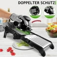 thumbnail image 4 of Adjustable Mandoline Slicer, Sharp Durable Potato Slicer, Stainless Steel Vegetable Chopper, Safe Mandoline Slicer For Kitchen (3mm, 6mm, 9mm), 4 of 5