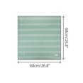 thumbnail image 3 of Women's Floral Fresh 26.7'' Square Scarf Cotton Satin Floral Pattern Neckerchief for Gift Travel Office One Size Green, 3 of 6