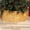 Gold, variant on Christmas Clearance! Feledorashia Christmas Tree Collars Tree Skirt Non-Woven Fabric Tree Skirt Collar Tree Base Decoration Christmas Holiday Party Supplies,15.7x23.6x7.8 in