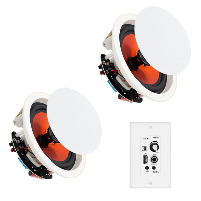 Parlantes de Techo Bluetooth Herdio de 8" 400W 2 Vías (Par)