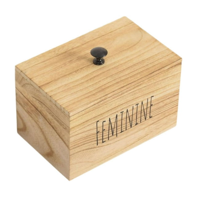 jifeng Contenant pour Capsules de Lessive Distributeur de Feuilles pour Sécheuse Bac à Charpie Distributeur de Perles de Lessive Couleur Bois