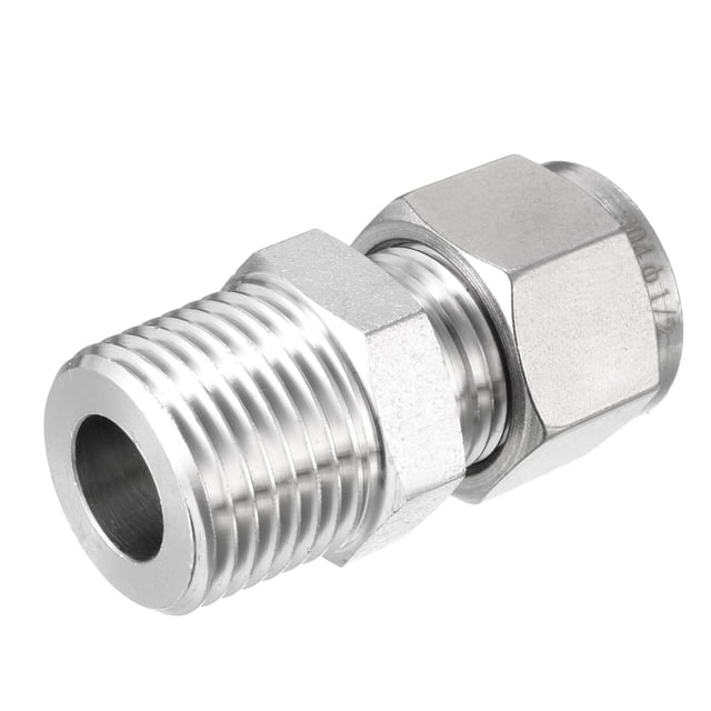 Ajuste de tubo de compresión Unique Bargains, NPT1/2 macho x 1/2 OD de tubo