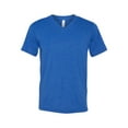 thumbnail image 2 of Bella-Canvas C3415 Unisex Short Sleeve V-Neck T-Shirt - True Royal Triblend- Small, 2 of 3