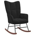 thumbnail image 1 of vidaXL Rocking Chair Black Velvet, 1 of 5
