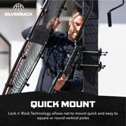Silverback Multi-Sport Training Rebound Passback Net