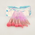thumbnail image 4 of 10Pcs/Set Beauty Brush Uniform Shading Excellent Ductility Thin Professional Powder Foundation Concealer Cosmetic Tool for Female, 4 of 8