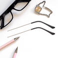 thumbnail image 4 of Glasses Accessories Replacement Arm Legs Eyeglasses Temple Frame Sunglasses Metallic Golden, 4 of 6