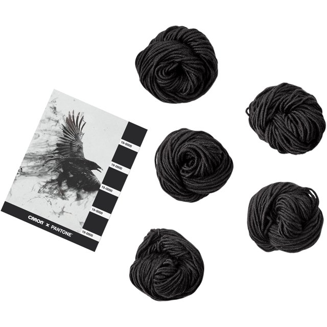 Spinrite 291101-01005 Caron X Pantone Yarn, Raven