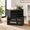 Vintage Black, variant on Vintage Black 2-Pack Wooden Storage Crates 16.97 x 12.95 x 3.03 in for Books, Clothes and Display