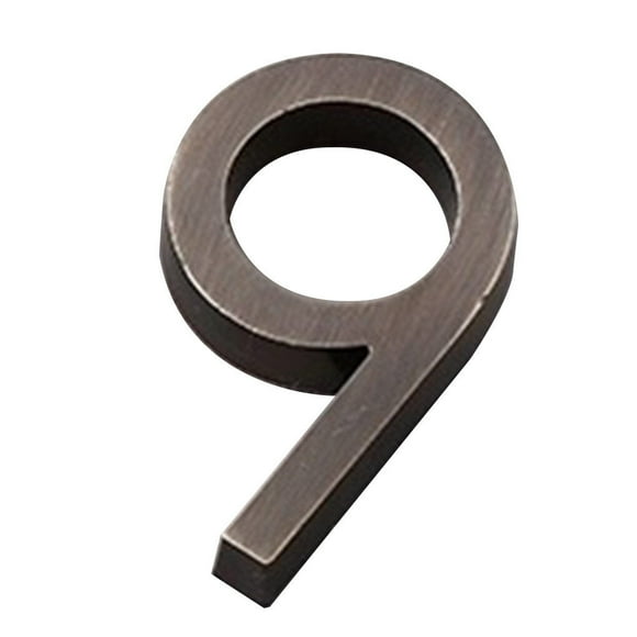 Hotel Plastic 3D Entrance Door Plaque Household Signs Building Indoor Address Plaques Plates Meeting Room Numeral Household Accessories Number 9