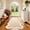 Beige, variant on ZACOO 2'x6' Wavy Scalloped Edge Gradient Runner Rug, Machine Washable Low Pile Non-Slip Indoor Rug for Hallway Kitchen Laundry Room, Camel