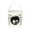 White, variant on Canvas Halloween Themed Candy Basket Storage Bin with Handle for Treat Collection and Decorative Organization Use