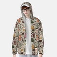 thumbnail image 2 of Balery Coffee pots cup Sudadera ligera de manga larga con capucha y protección solar UPF 50+ para hombre y mujer, ideal para pesca y running-XX-Large, 2 of 7