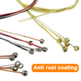 thumbnail image 4 of 3 juegos de 18 cuerdas de guitarra, cuerdas de repuesto para guitarra acústica, accesorios de guitarra, regalo para principiantes o intérpretes de guitarra acústica (1 juego de latón, 1, 4 of 7