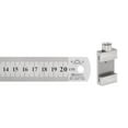 thumbnail image 1 of Unique Bargains Stainless Steel Ruler with Scriber Block 8' Metric Inch Ruler with 27mm Locating Vernier Slider, Silver Tone, 1 of 5