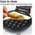 thumbnail image 3 of Mini Waffle Iron, EU 4-Inch Waffle Maker Compact Design, Easy Clean, Non-Stick, Breakfast, Dessert, Sandwich Black, 3 of 5
