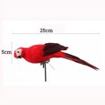 thumbnail image 4 of SLYNSHome Artificial Parrot Birds Fake Bird with Colorful Lifelike Feathered Hanging Realistic Parrot Model Decoration Craft Birds Ornaments for Home Garden Yard as Gift for Bird Lovers, 4 of 9