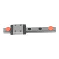 thumbnail image 1 of Linear Guide Rail, Linear Rail Slide Guide Square Type Carriage Bearing Block Linear Rail Slide Guide Rod Linear Slide Rail For DIY CNC Routers Lathes Mills 3D Printer, 1 of 8