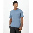 thumbnail image 6 of Hanes Moves Men's Short Sleeve Performance Tee Blue Dive XL, 6 of 10