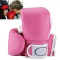 thumbnail image 4 of Training Boxing Gloves For Kids, Kids Boxing Gloves Breathable Soft Lengthened And Encrypted Hook  For Training For Home Pink, 4 of 8