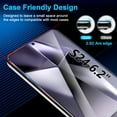 thumbnail image 2 of [2+2 Pack] for Samsung Galaxy S24 Screen Protector, 9H Tempered Glass, Ultrasonic Fingerprint Compatible, HD Clear Case Friendly for Samsung S24 Glass Screen Protector 5G, 2 of 7