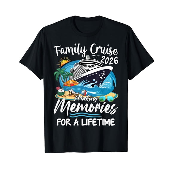 Family Cruise 2026 Family Matching Cruise Vacation Party T-Shirt