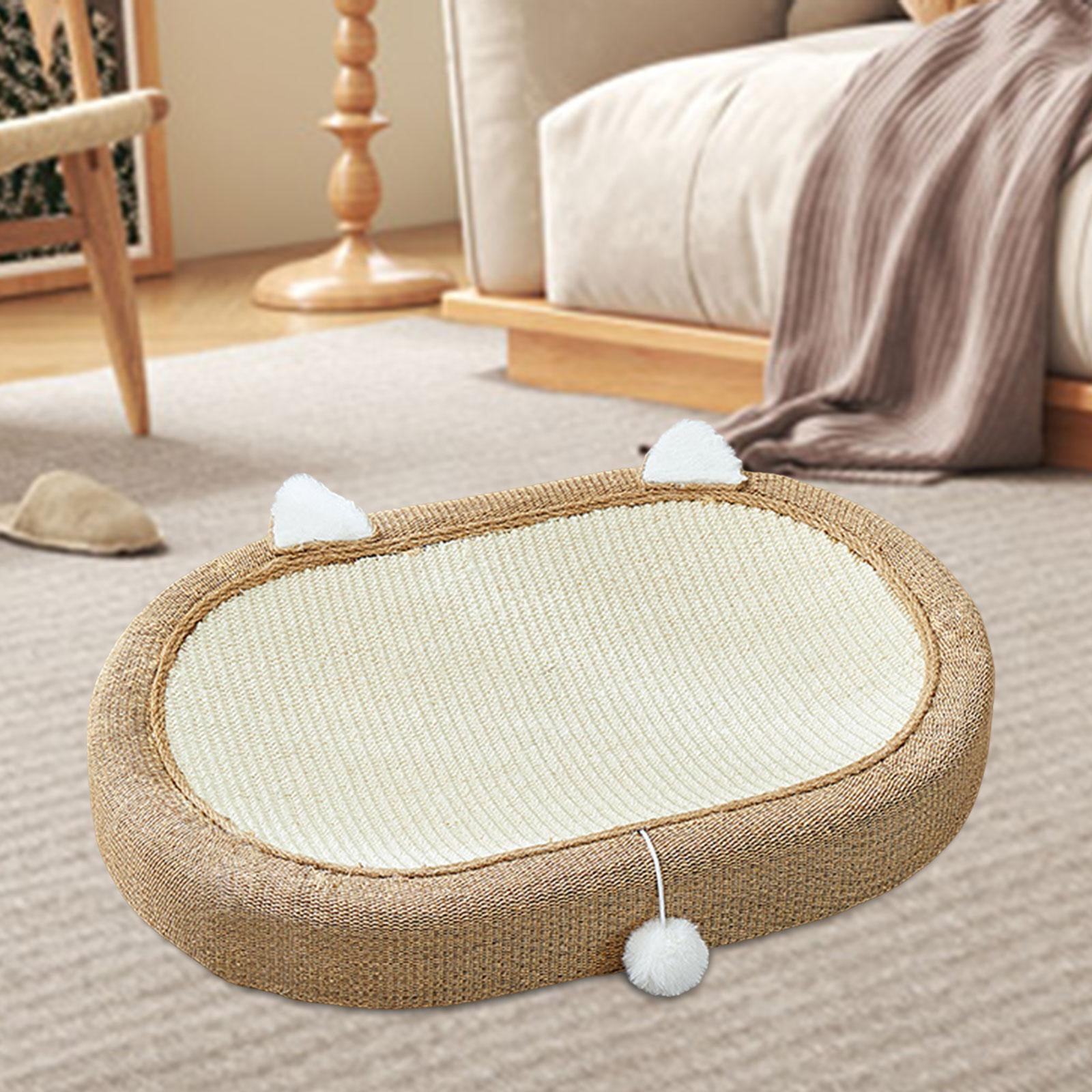 Griffoir Pour Chat En Sisal – Forme Ovale Avec Fond Antidérapant – Protège Vos Meubles Et Sert De Nid De Repos - 10
