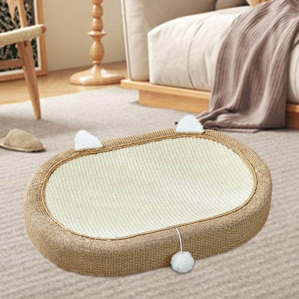 Rascador para gatos Salvador sisal Lounge cama 61 x 40 x 9 cm