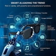 thumbnail image 4 of GJX Sun Glasses,Multifunctional Smart Glasses,Wireless Bluetooth Glasses,AI Glasses with Camera,Open-Back Speakers,Bluetooth Calling,Voice Assistant,Real-Time Translation, 4 of 7